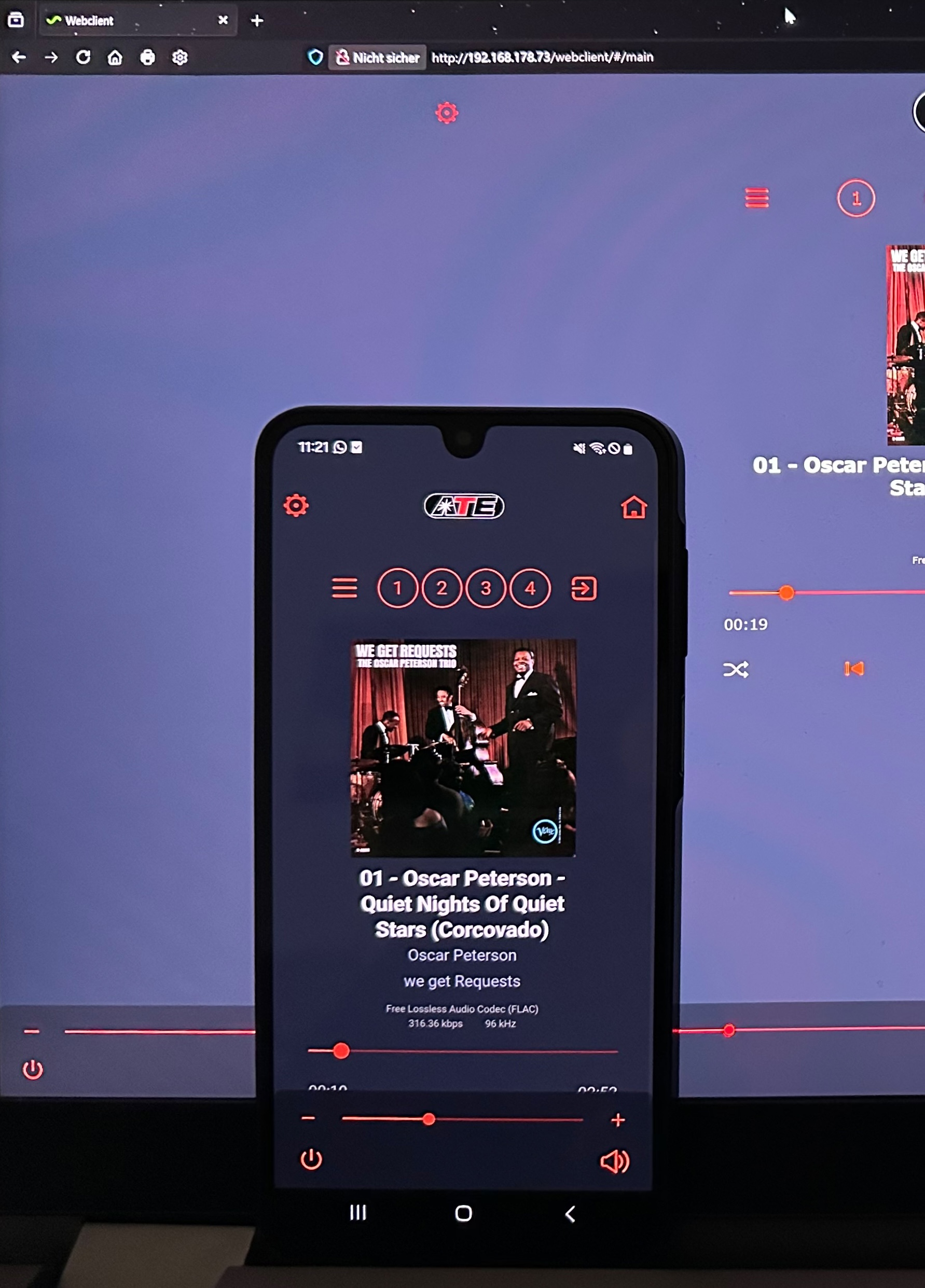 ATE Monitor iOS Windows Android App-Steuerung